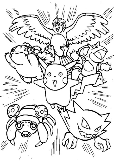 150 Dessins De Coloriage Pokemon à Imprimer Sur Page 3