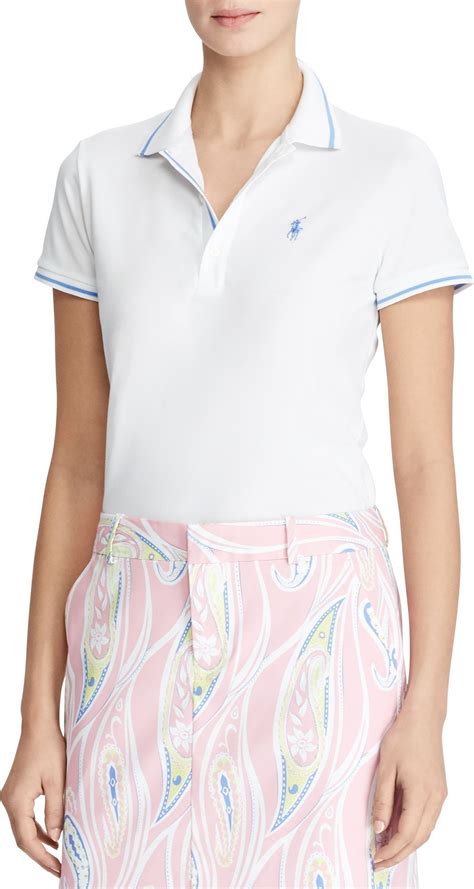 Ralph Lauren Golf Womens Short Sleeve Tailored Performance Golf Polo