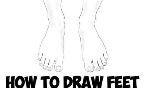 How To Draw A Feet Drawing Easy Basic Drawing Tutorial For Beginners