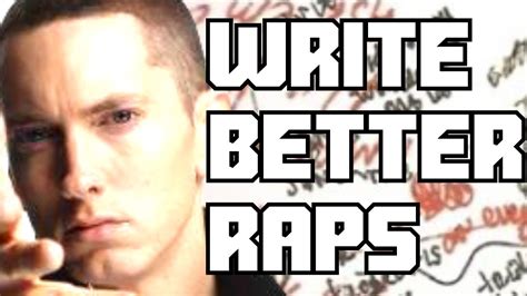 How To Write Rhymes Like Eminem Youtube