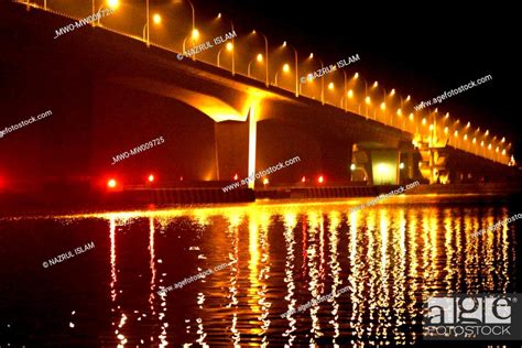 Khan Jahan Ali Bridge Over The River Rupsa In Khulna Bangladesh The 1