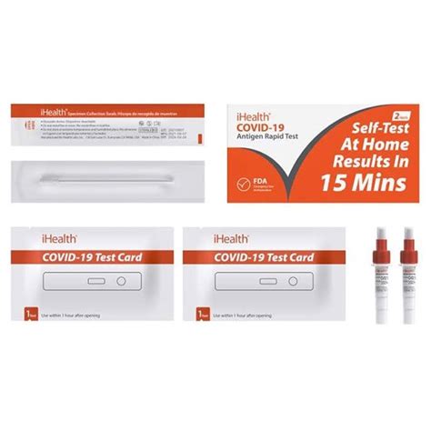 Ihealth Covid 19 Antigen Rapid Test Kit