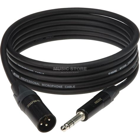 Klotz Microphone Cable 3m Xlr Male Jack Plug Stereo M1ms1b0300