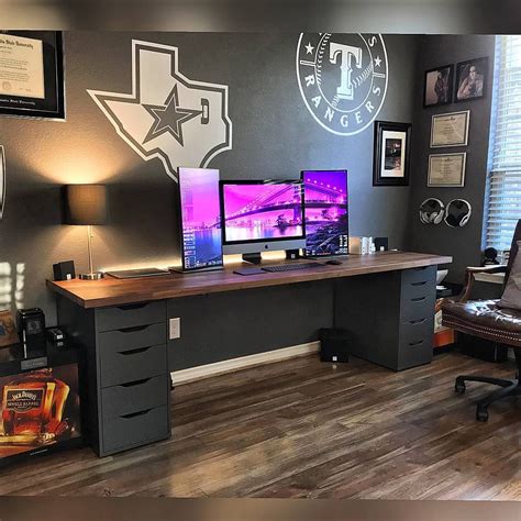 Slide To See Specs Beautiful Gaming Room I Truly Love That Desk Combo