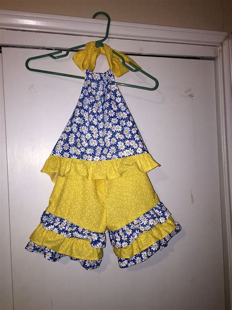 Daisies Mlm Mlm Daisies Boho Shorts Rompers Sewing Projects