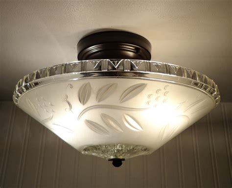 This practical overhead lighting solution helps to eliminate shadows and distribute light evenly. Antique CEILING LIGHT with Semi-Flush Mount by LampGoods ...
