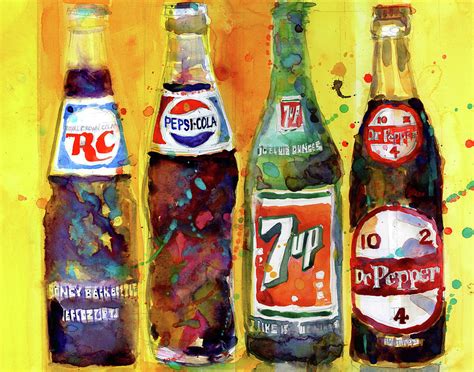 Vintage Dr Pepper 7up And Pepsi Glass Bottles Town