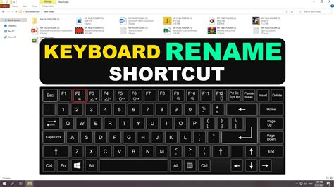 Keyboard Shortcut Rename Multiple Files And Folder At Once Without Mouse YouTube