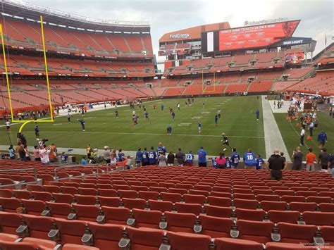 Section 149 At Cleveland Browns Stadium