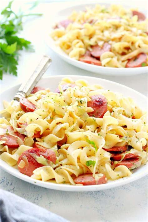 Quick Cabbage And Noodles Crunchy Creamy Sweet