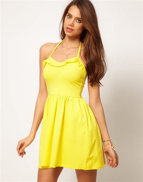 Yellow Summer Dresses For Juniors Uk Ladies Size Chart Ladies