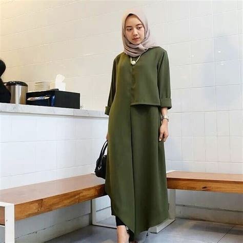 Baju kondangan/couple & wisuda, kota surakarta. Model Baju Atasan Wanita Blouse Hijab Tunik Modis | RYN Fashion