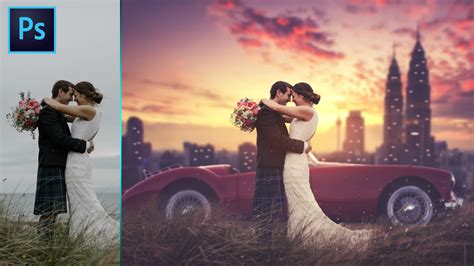 Photoshop Cc Tutorial Wedding Photo Edit Manipulation Photography