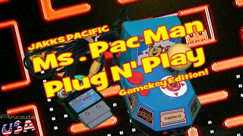Jakks Pacific Ms Pac Man Plug N Play Gamekey Edition Youtube