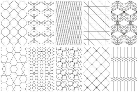 Simple Line Geometric Patterns 11192 Backgrounds