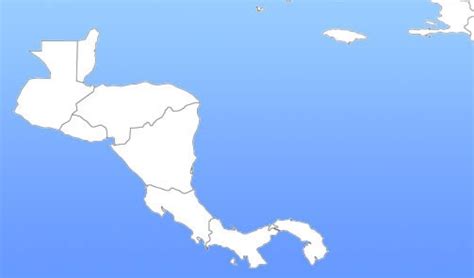 Central America Map Without Names Zip Code Map