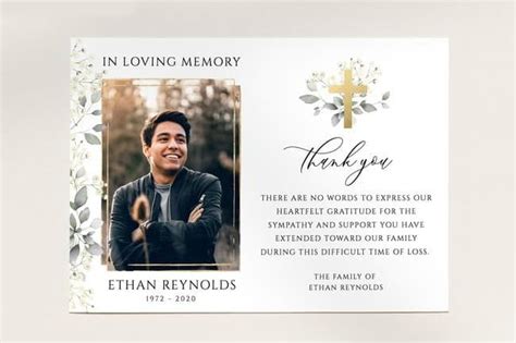14 Funeral Thank You Cards To Express Gratitude From The Heart Love