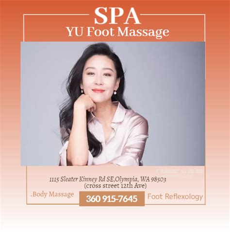 Yu Foot Massage Lacey Wa 98503 360 915 7645 Massage Therapy