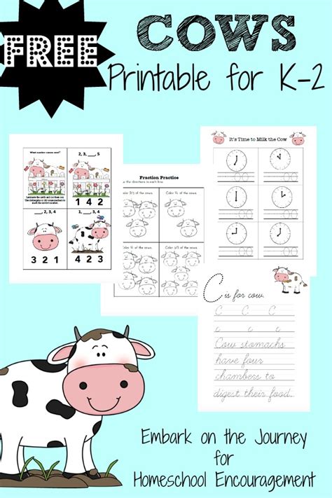 FREE Cow Unit Study And Printables | Free Homeschool Deals