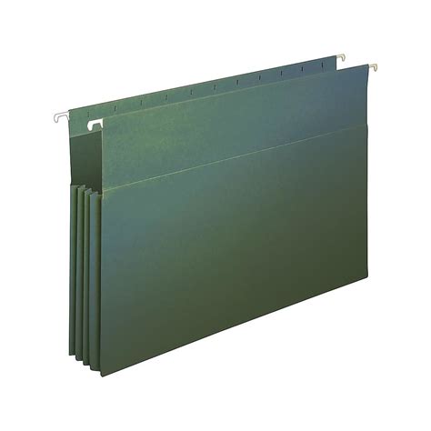 Staples Hanging File Folders 35 Expansion Legal Size Standard Green 4