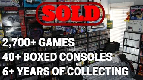I Sold My Retro Game Collection Youtube