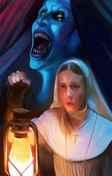 The Nun By Caramelfrog Retro Horror Horror Show Horror Artwork
