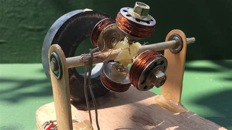 How To Make Powerful Dc Motor Science School Project Very Simple At