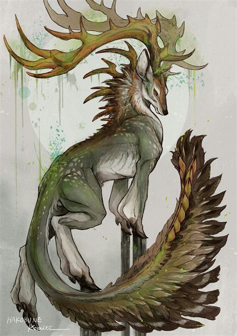 God Of Nature Fantasy Creatures Art Mythical Creatures Art