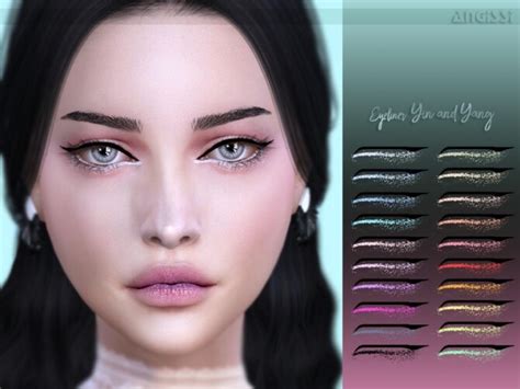 Yin And Yang Eyeliner By Angissi At Tsr Sims 4 Updates