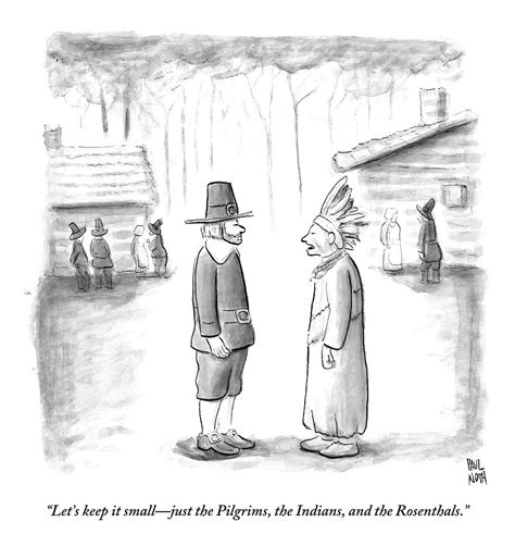 An Indian Chief Speaks To A Pilgrim Drawing By Paul Noth Fine Art America