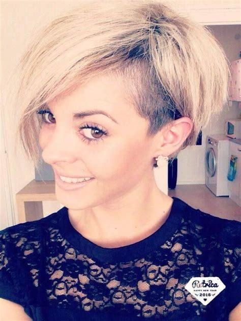 Short Shaved Hairstyles Undercut Hairstyles Great Cuts Long Pixie Clean Hair Nape Cut And