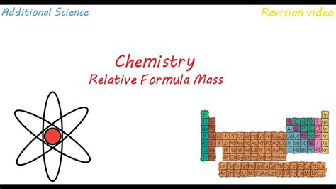 The formula for relative atomic mass is. C2: Relative Formula Mass (Revision) - YouTube