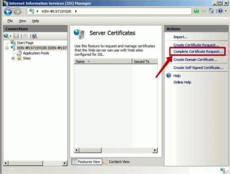 Installing An Ssl Certificate In Microsoft Iis Unihost Faq