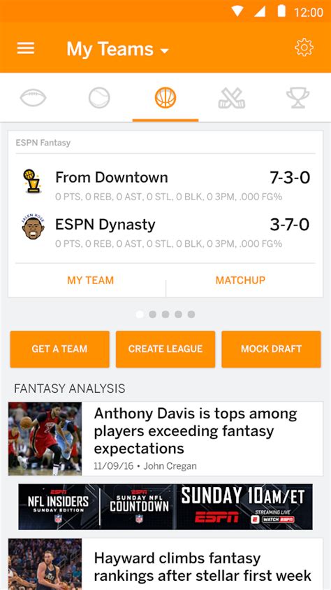 Последние твиты от espn fantasy sports (@espnfantasy). ESPN Fantasy Sports - Android Apps on Google Play