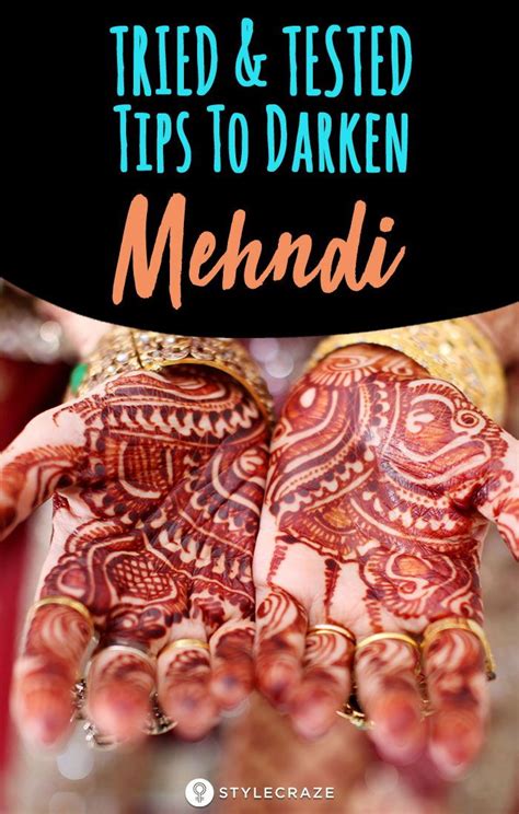 5 Tried And Tested Tips To Make Mehndi Dark How To Make Henna How To