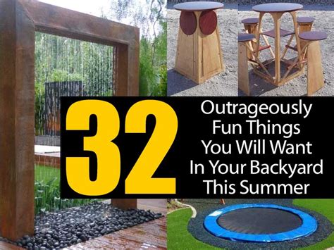 32 Outrageously Fun Things You Will Want In Your Backyard This Summer