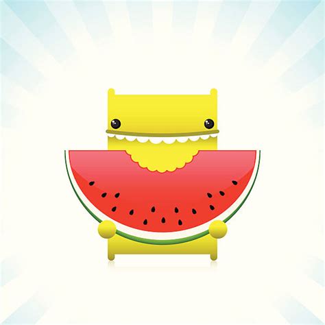 Best Eating Watermelon Illustrations Royalty Free Vector Graphics