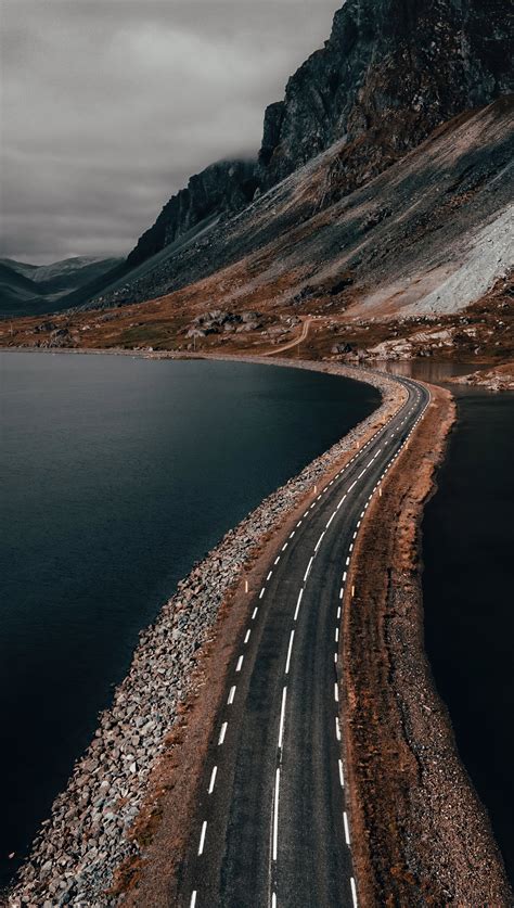 Carretera En Medio Del Mar Fondo De Pantalla 5k Hd Id8607