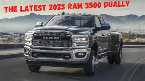 New 2023 Ram 3500 Dually Ram 3500 Release Date Price Specs New