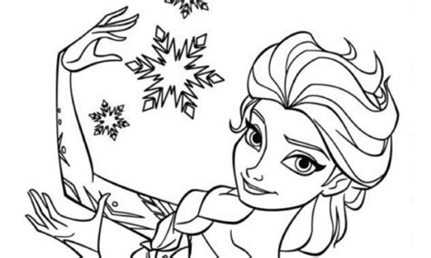 Sketsa Gambar Frozen Untuk Mewarnai