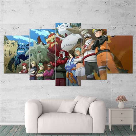Naruto Canvas Ultimate Ninja 01 Anime 5 Piece Canvas Wall Art Gaming