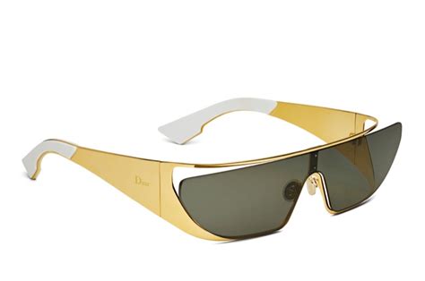 rihanna designs and models futuristic sunglasses for dior