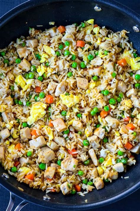 Cooking time does not include making rice, chicken or shrimp since this. This easy Chicken Fried Rice recipe is much better for you ...
