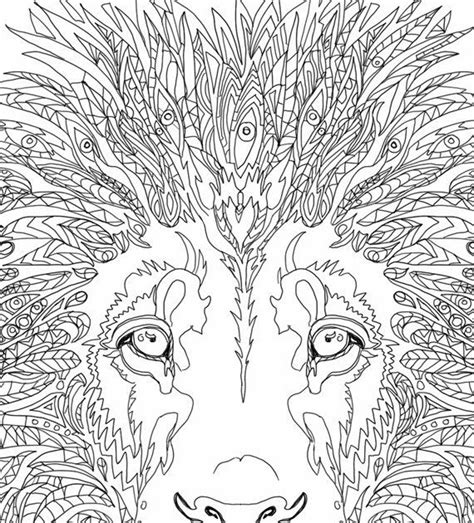 Lion Head Adult S Coloring Pages Masduranisaqase