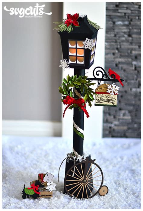 Christmas Lantern Street Lamp By Thienly Azim Svgcuts