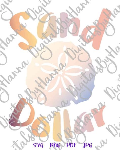 Find & download free graphic resources for svg. Beach SVG Files for Cricut Sand Dollar Clip Art Sea ...