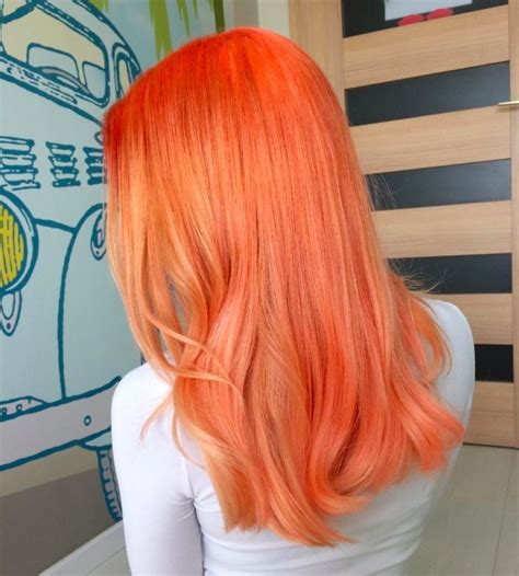 Insightinsta Neon Peach Hair Ellepl