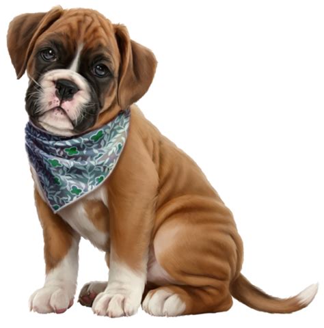 Dog ♞ Dogs Boxer Puppies Animal Clipart