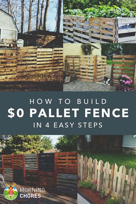 As an issue of fact, you can create your own with. How to Build a Pallet Fence for Almost $0 (and 6 Plans Ideas)