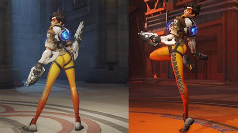 surprise you can still see tracer s ass in overwatch with her new pose remember when blizzard